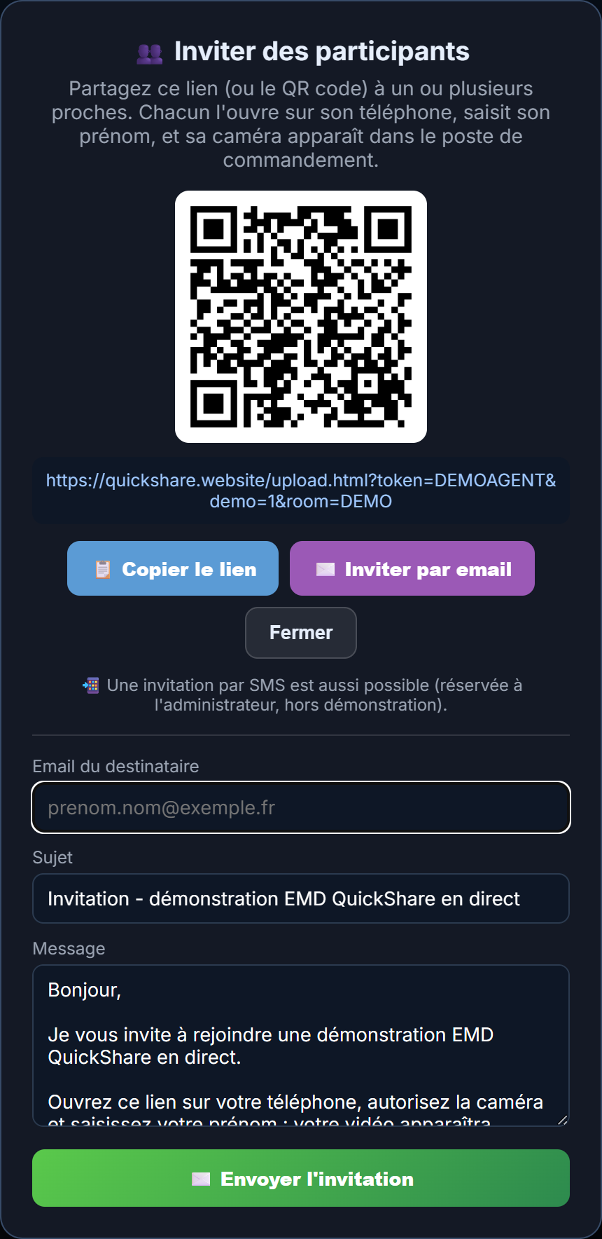 Inviter un intervenant extérieur
