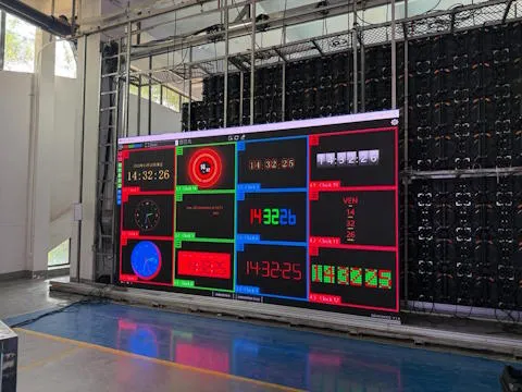 Mur LED de données et cartes en temps réel