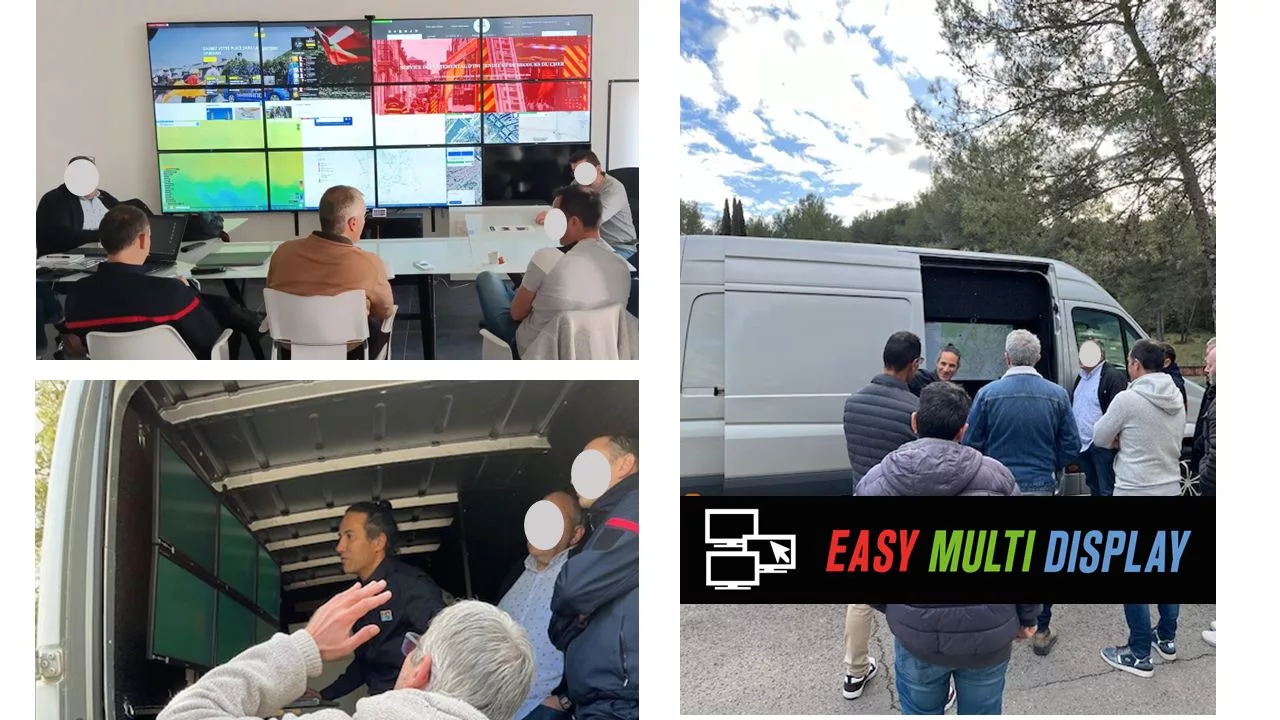 Venez voir notre technologie de mur d'images pour salle de commandement en action