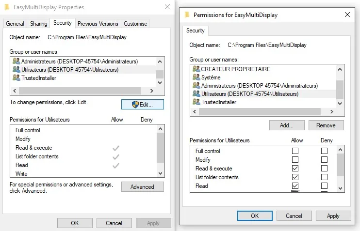 EMD kann die Konfigurationsdatei nicht schreiben: was tun? - Easy Multi Display