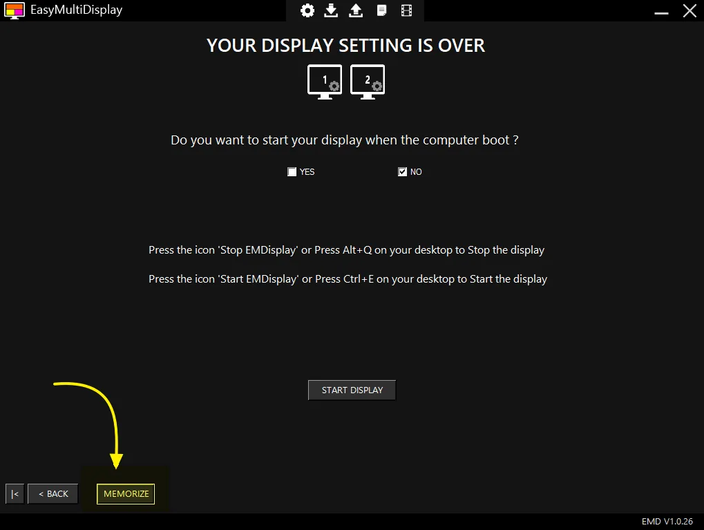 Comment configurer Easy Multi Display - Easy Multi Display