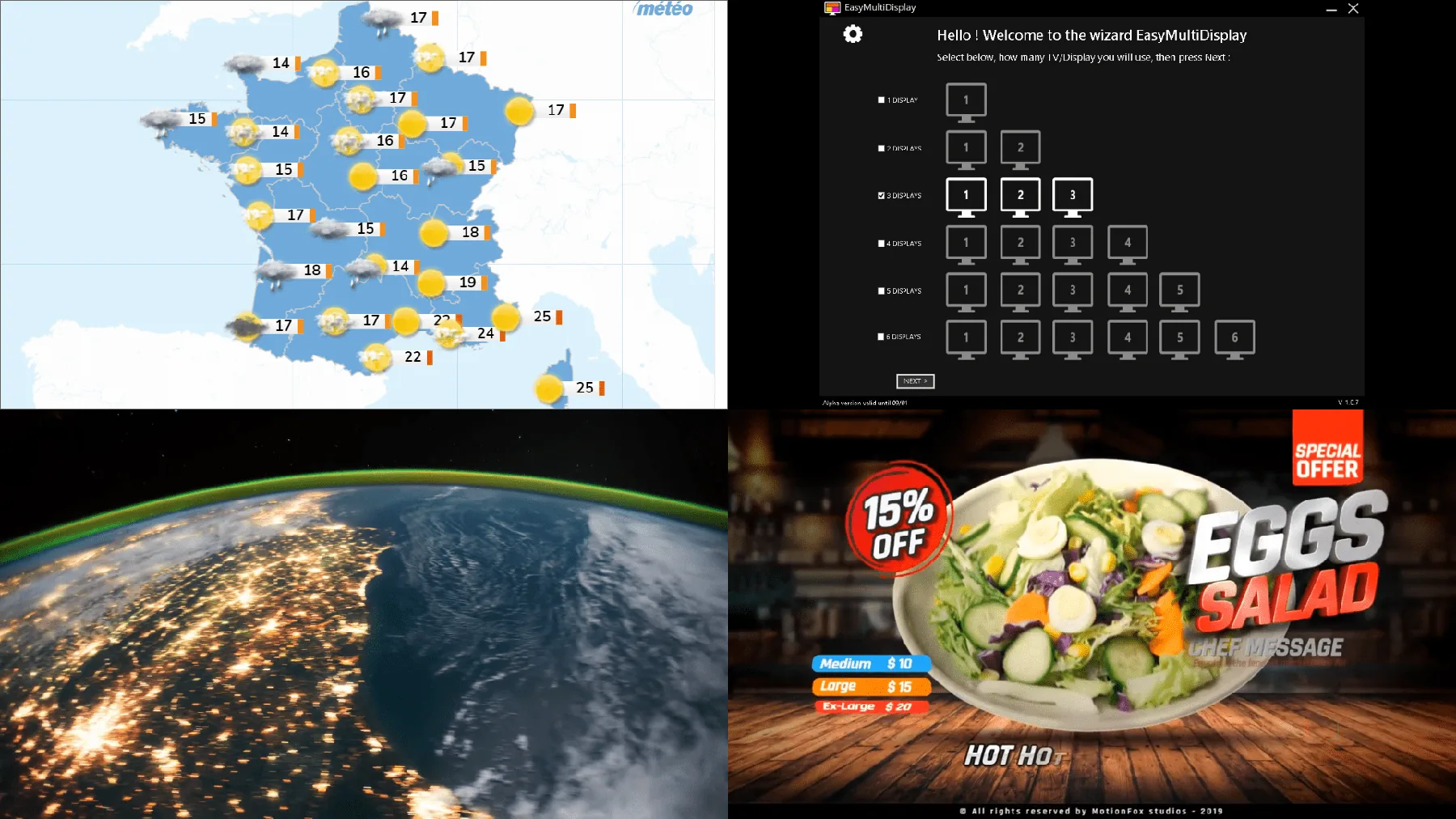 La Chaîne Météo 4 zones fullscreen