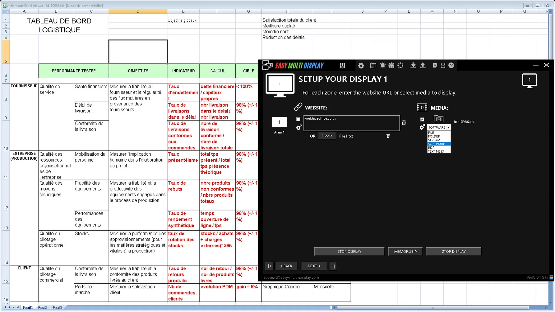 easy multi display excel